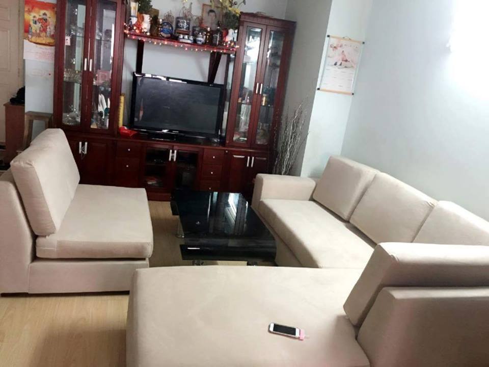 Bộ ghế sofa sau khi hoàn thành