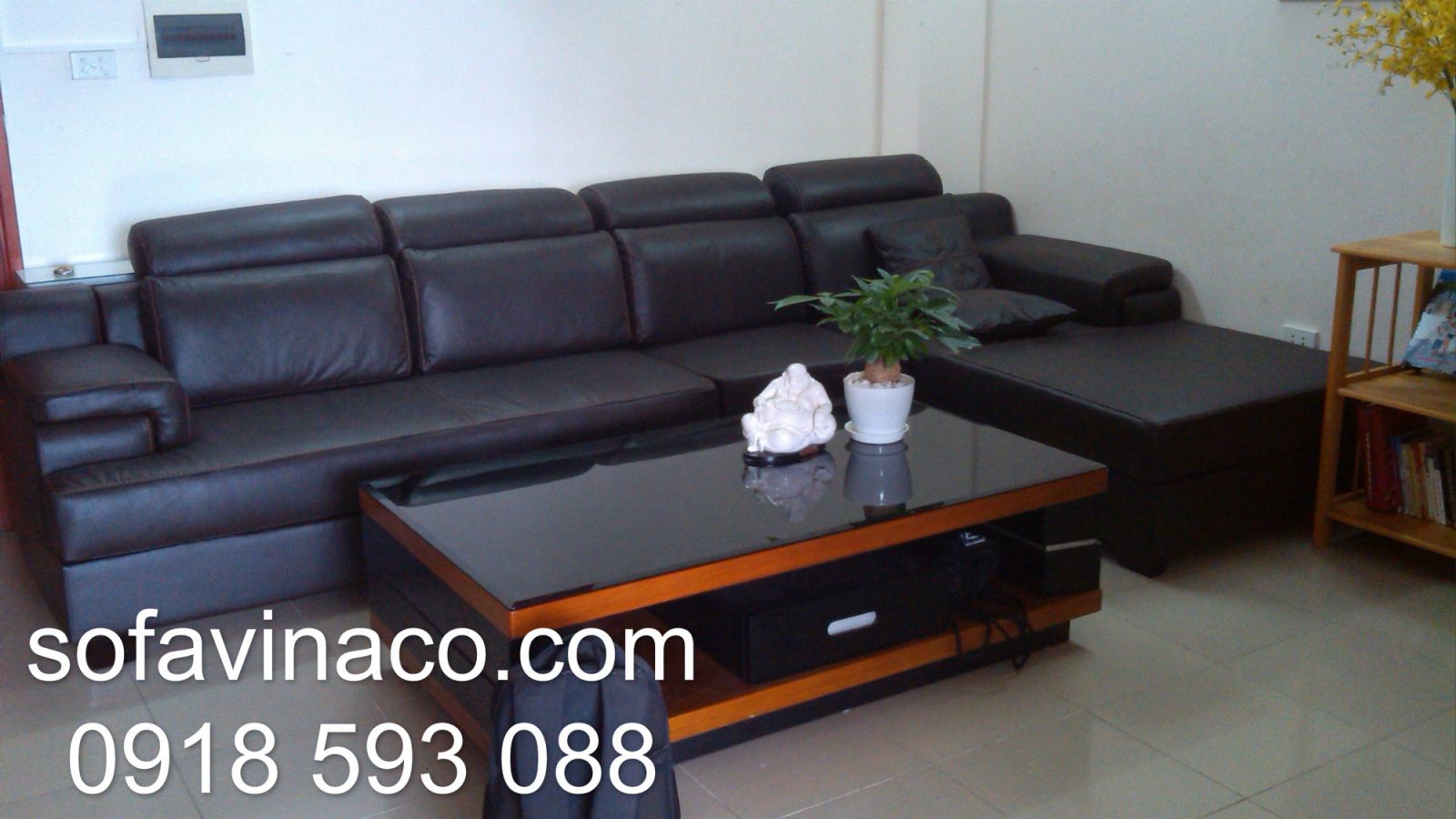 Bộ ghế sau khi bọc đã thay đổi hoàn toàn