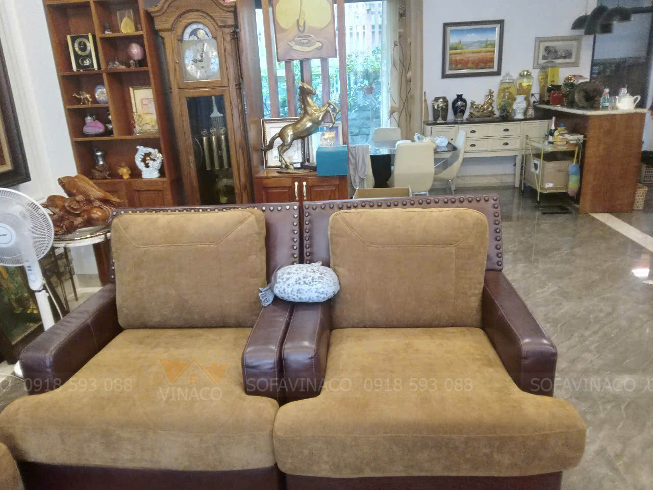 Bộ đệm ghế gỗ sau khi hoàn thiện