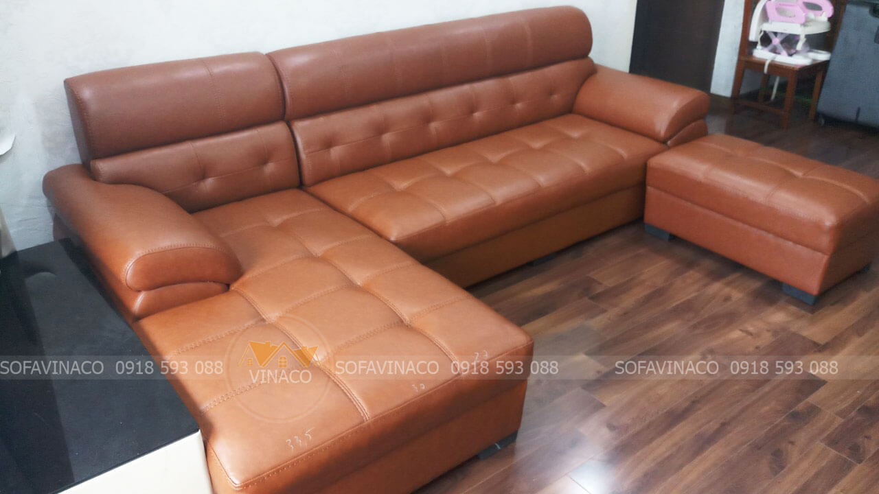 Sofa da thật đem lại cho không gian nhà bạn đẳng cấp mới