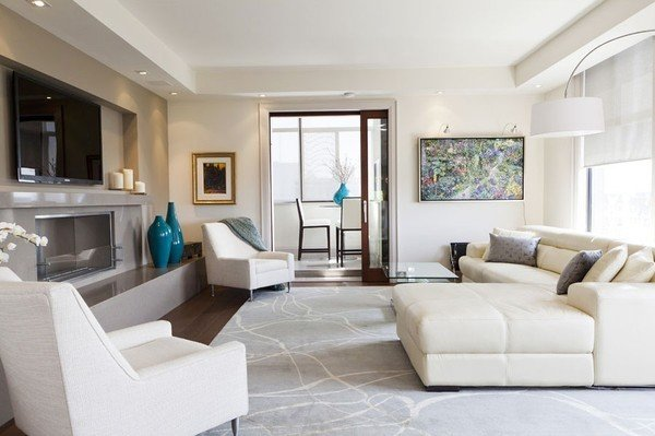 6 ý tưởng nội thất trang trí phòng khách màu trắng đẹp