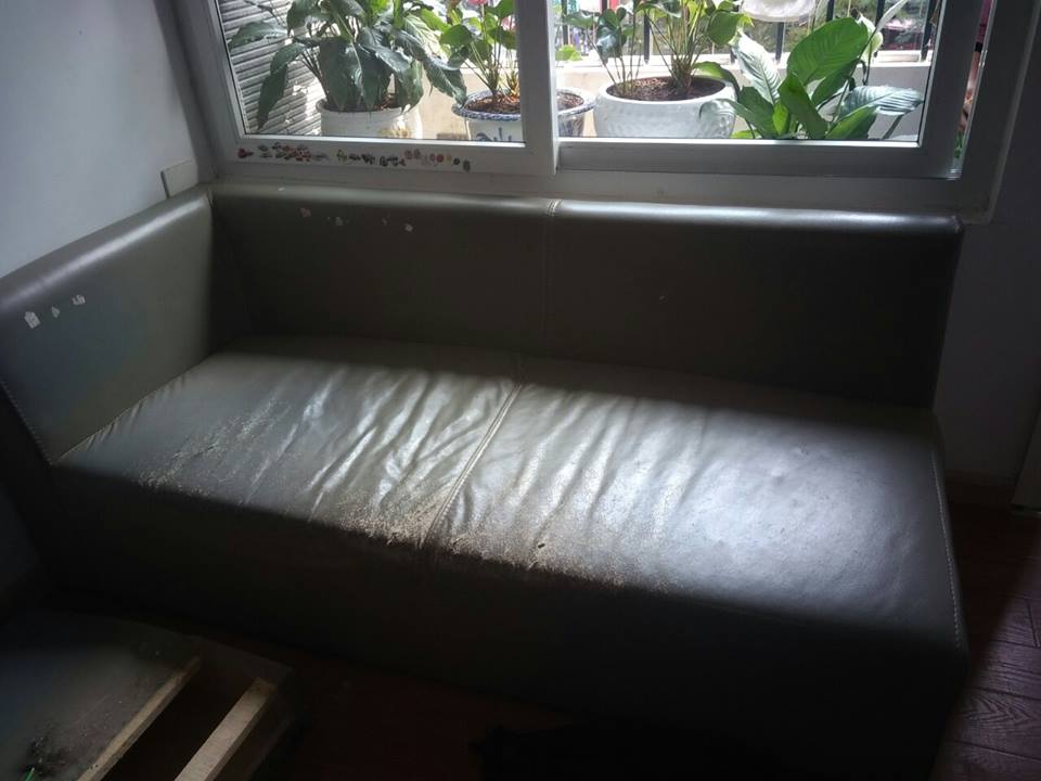 Công trình bọc ghế sofa da tại Huyndai Hillstase Hà Đông