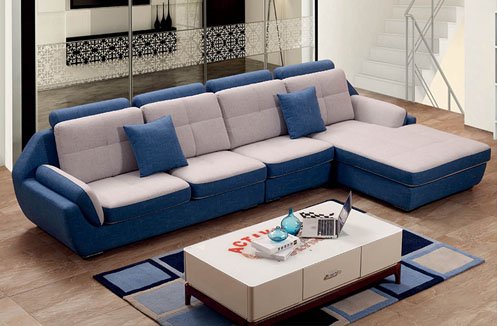 Đóng mới sofa L hiện đại nhà chị Bích – Xuân Phương SG009