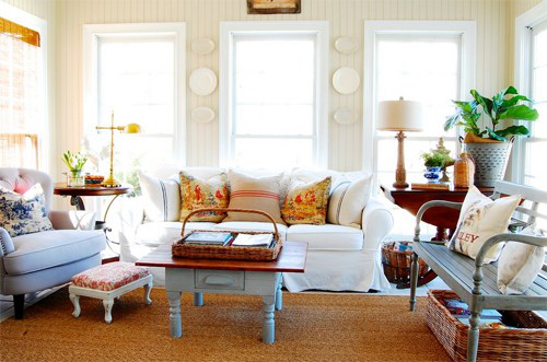 Gợi ý cho bạn bọc ghế sofa theo phong cách đồng quê giản dị và thanh lịch