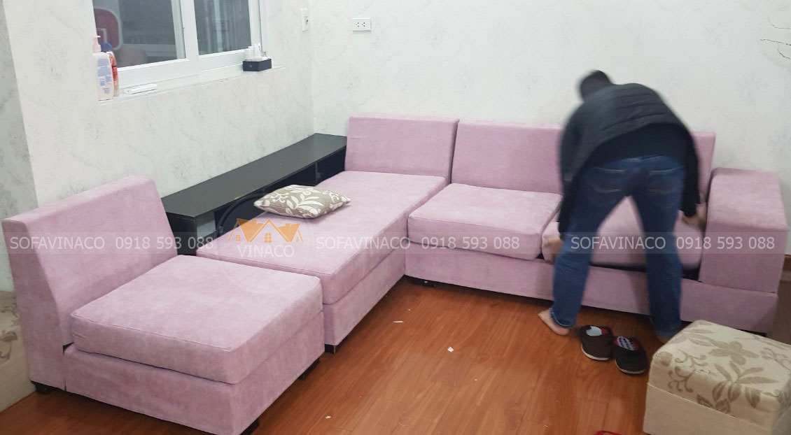 May vỏ bọc ghế sofa tại Lê Văn Lương Nhà Bè