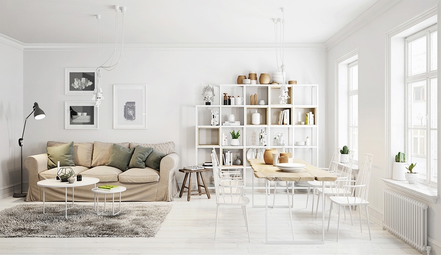 Thiết kế Phòng khách – Thiết kế đơn giản nhưng không kém phần sang trọng 