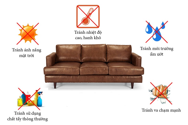 Ghế sofa da và 8 cách bảo quản đồ da mà bạn nên biết
