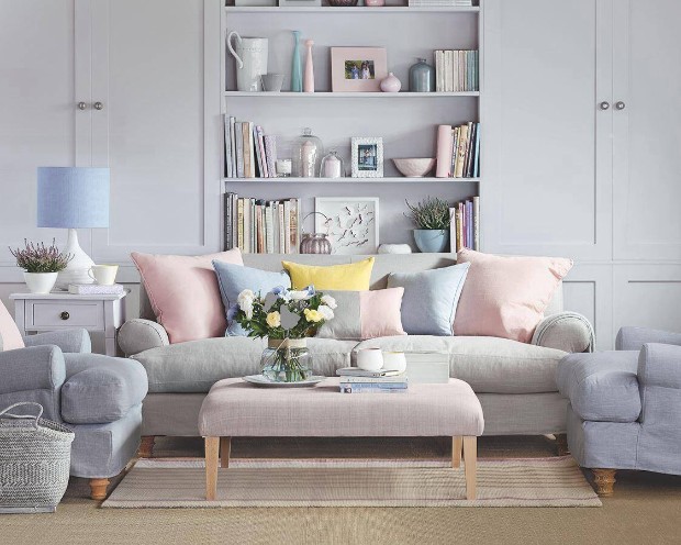 Sofa Hiện Đại Sang Trọng Với Tone Màu Pastel