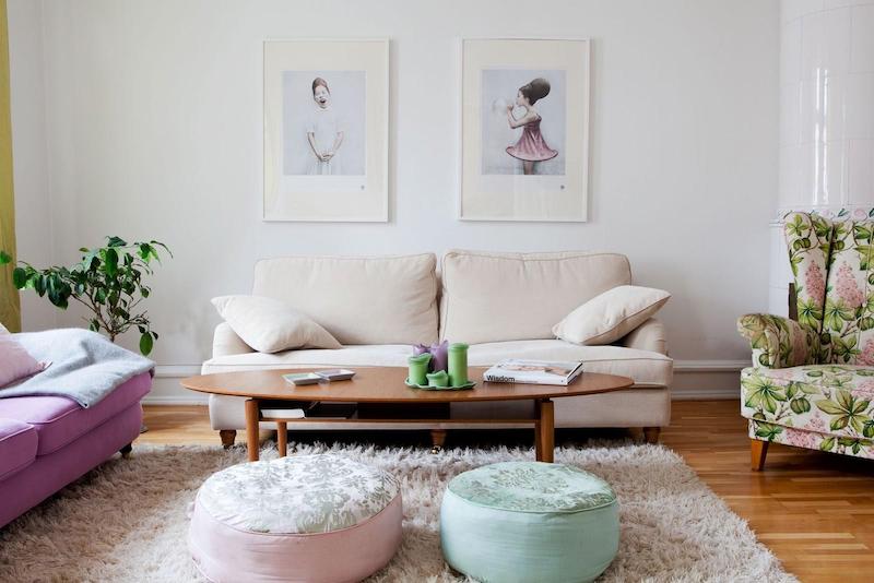 Sofa Hiện Đại Sang Trọng Với Tone Màu Pastel