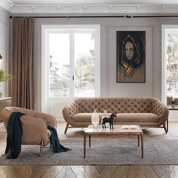 Tổng hợp 3 mẫu bọc ghế sofa đệm gỗ phù hợp cho phòng khách nhỏ