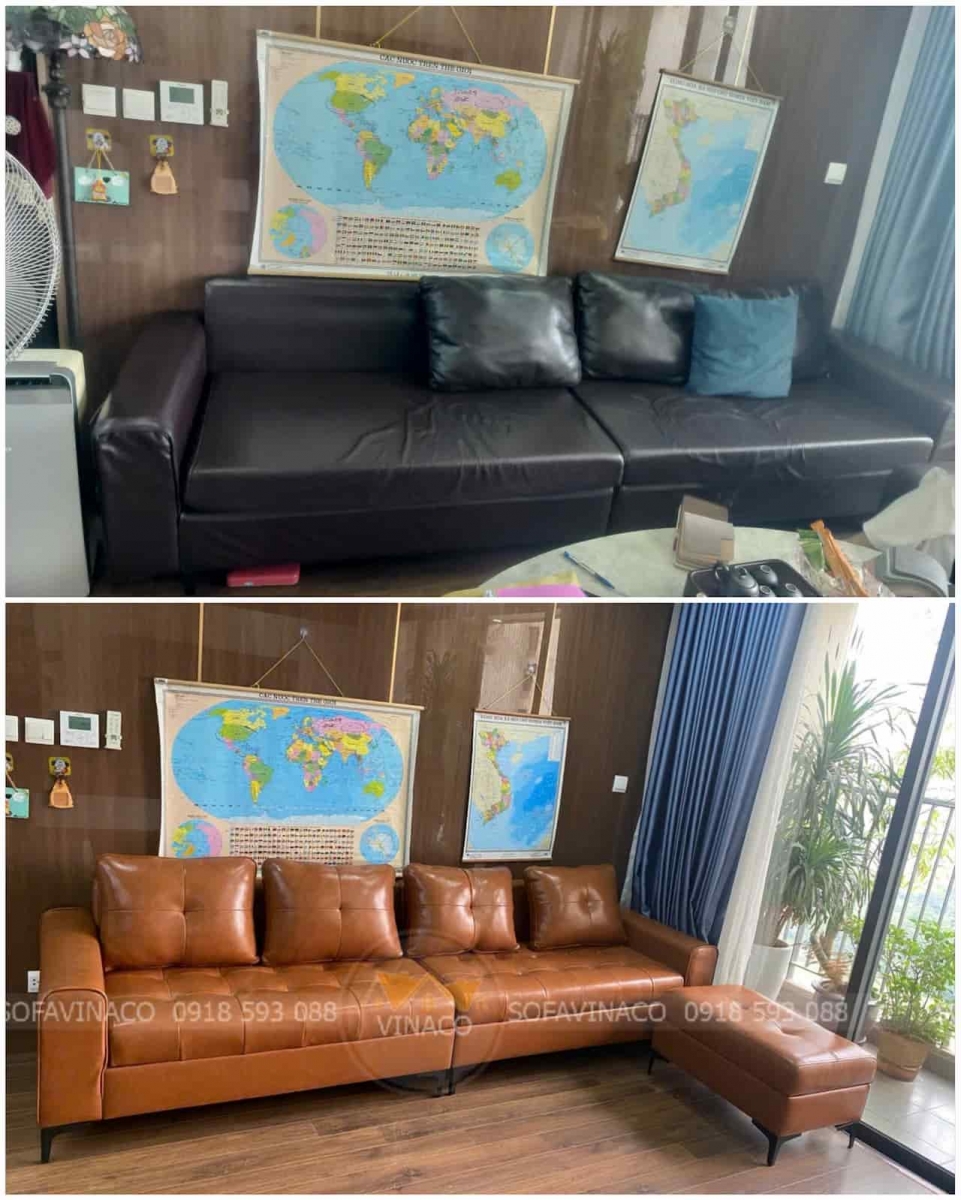 bọc ghế sofa và thay đổi kiểu may