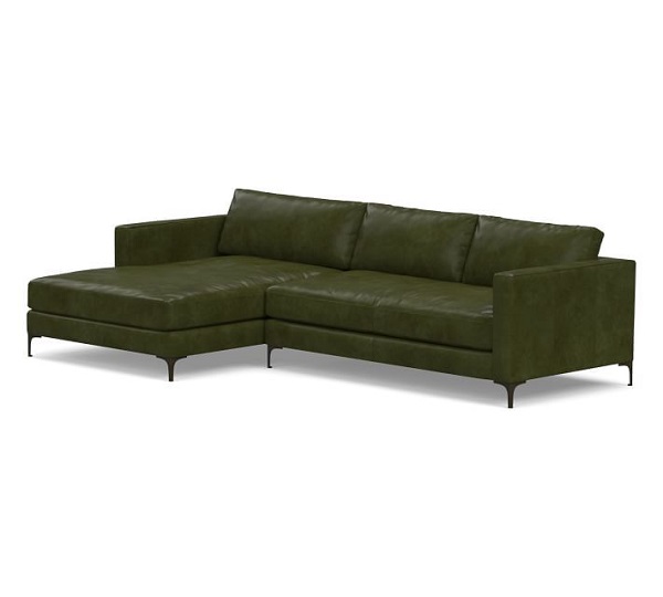 10 loại ghế sofa màu xanh lá trendy - 12