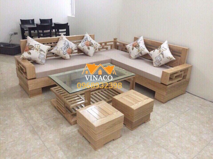 Sự thoải mái và chất lượng vượt trội của nệm sofa bông ép Vinaco.