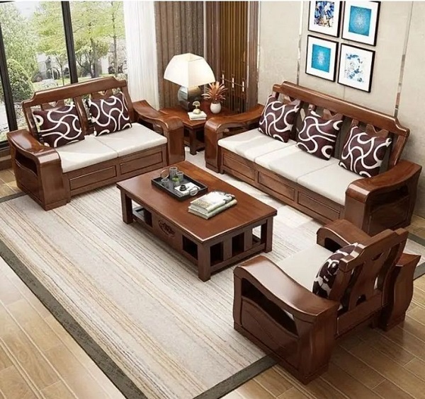 Nên mua ghế sofa gỗ hay sofa da cho phòng khách sang trọng - 02