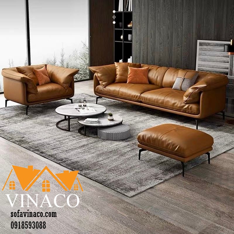 Ghế Sofa Da Cũ Kĩ? Đừng Lo, Vinaco Sẽ Biến Hóa Nó!