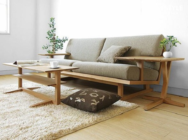 Sofa gỗ đệm trơn - mẫu ghế ứng dụng với nhiều phong cách khác nhau - 01
