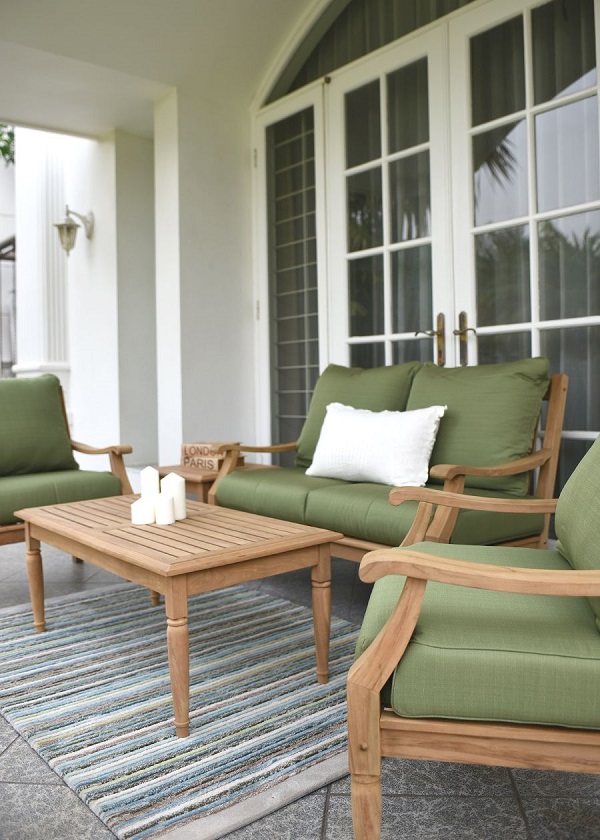 Sofa gỗ đệm trơn - mẫu ghế ứng dụng với nhiều phong cách khác nhau - 03
