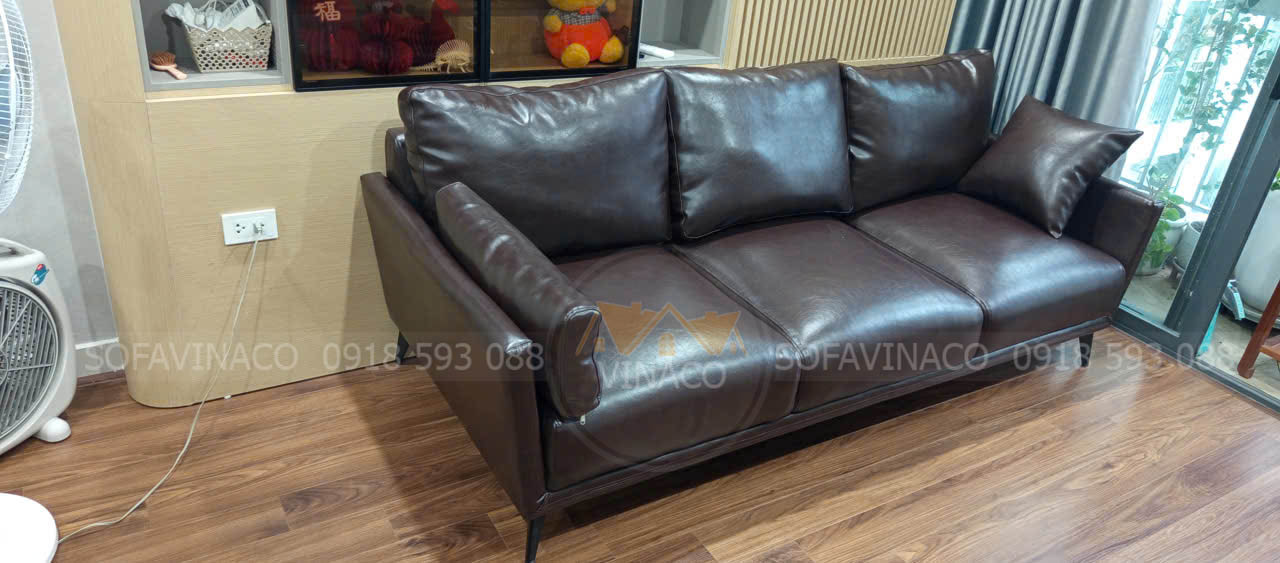 Bọc ghế sofa từ vải sang da tại Trung Kính