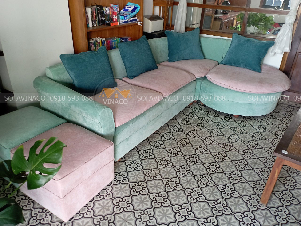 Bọc lại sofa cũ cho khách hàng tại Tân Hiệp, Hóc Môn