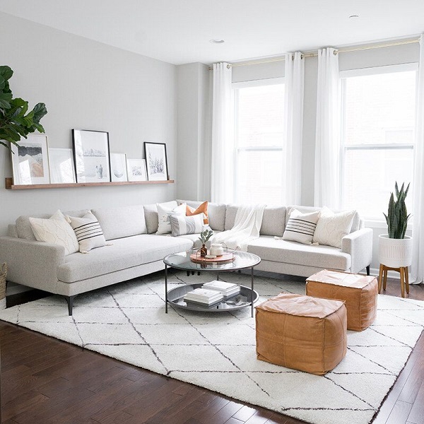 Phối hợp sofa tối giản cùng phong cách Minimalism