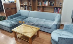 5 bước đơn giản làm sạch chất liệu vải bọc sofa nhung