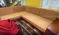 Bàn Giao 2 Bộ Vỏ Đệm Ghế Gỗ Siêu Đẹp Tại Nhà Khách Hàng