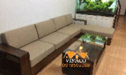 Bộ đệm ghế sofa L vải thô 10cm tại Nguyễn Phong Sắc