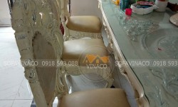 Bọc ghế ăn tân cổ điển cho khách tại Sơn Kỳ, Tân Phú