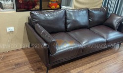 Bọc ghế sofa từ vải sang da tại Trung Kính