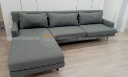 Bọc ghế sofa vải bị ố vàng cho khách hàng tại Phạm Văn Đồng