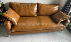 Bọc lại sofa từ vải sang da cho khách tại Tam Bình, Thủ Đức