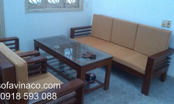 Đệm ghế sofa gỗ tại Hoàng Quốc Việt- Cầu Giấy- Hà Nội