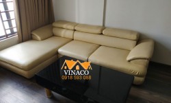 Dịch vụ bọc ghế sofa tại nhà anh Cường ở Green Star, 234 Phạm Văn Đồng, Cổ Nhuế