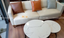 Đổi chất liệu nhờ bọc ghế sofa cho khách tại ngõ 3 Nguyễn Văn Huyên, Q. Cầu Giấy