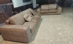 Hoàn thiện bọc ghế sofa da cho khách hàng tại Phú Diễn