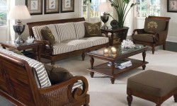 Nên mua ghế sofa gỗ hay sofa da cho phòng khách sang trọng