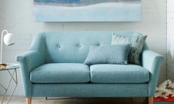 Phối sofa màu xanh ngọc lam thu hút tài lộc trong phong thủy