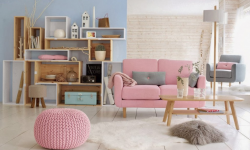 Tạo điểm nhấn hoàn hảo với bọc ghế sofa màu hồng