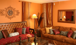 Thiết kế phòng khách mang phong cách Ấn Độ