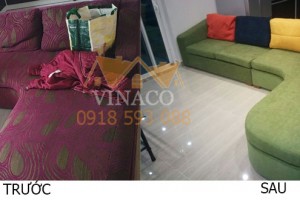 Bọc ghế sofa nỉ