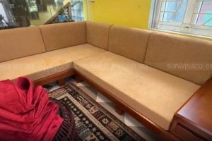 Bàn Giao 2 Bộ Vỏ Đệm Ghế Gỗ Siêu Đẹp Tại Nhà Khách Hàng