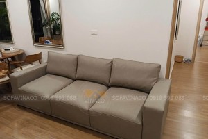 Bọc lại bộ ghế sofa da đẹp như mới tại Ciputra