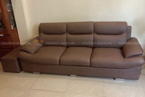 Bọc lại ghế sofa da cho khách hàng tại Đặng Văn Ngữ