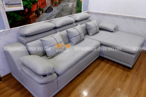 Bọc lại ghế sofa da cho khách tại Hai Bà Trưng