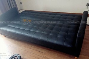 Vinaco hoàn thành bọc lại bộ ghế sofa giường tại nhà khách hàng ở Nguyễn Trường Tộ