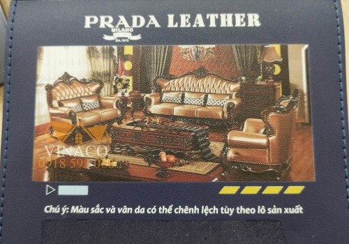 Mẫu Giả Da Cao Cấp Prada Leather – Chuyên Dùng Bọc Ghế Sofa